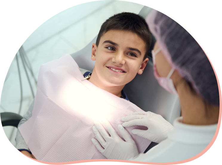 pediatrician-dentistry-concept-dental-oral-hygiene-overhead-view-caucasian-little-boy-smiling